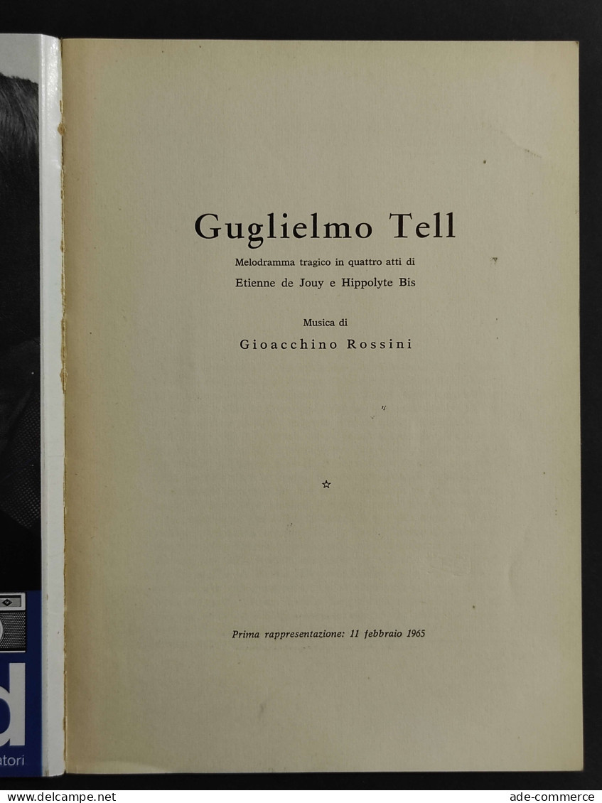 Teatro All Scala - Stagione Lirica 1964-1965 - Guglielmo Tell - Cinéma Et Musique