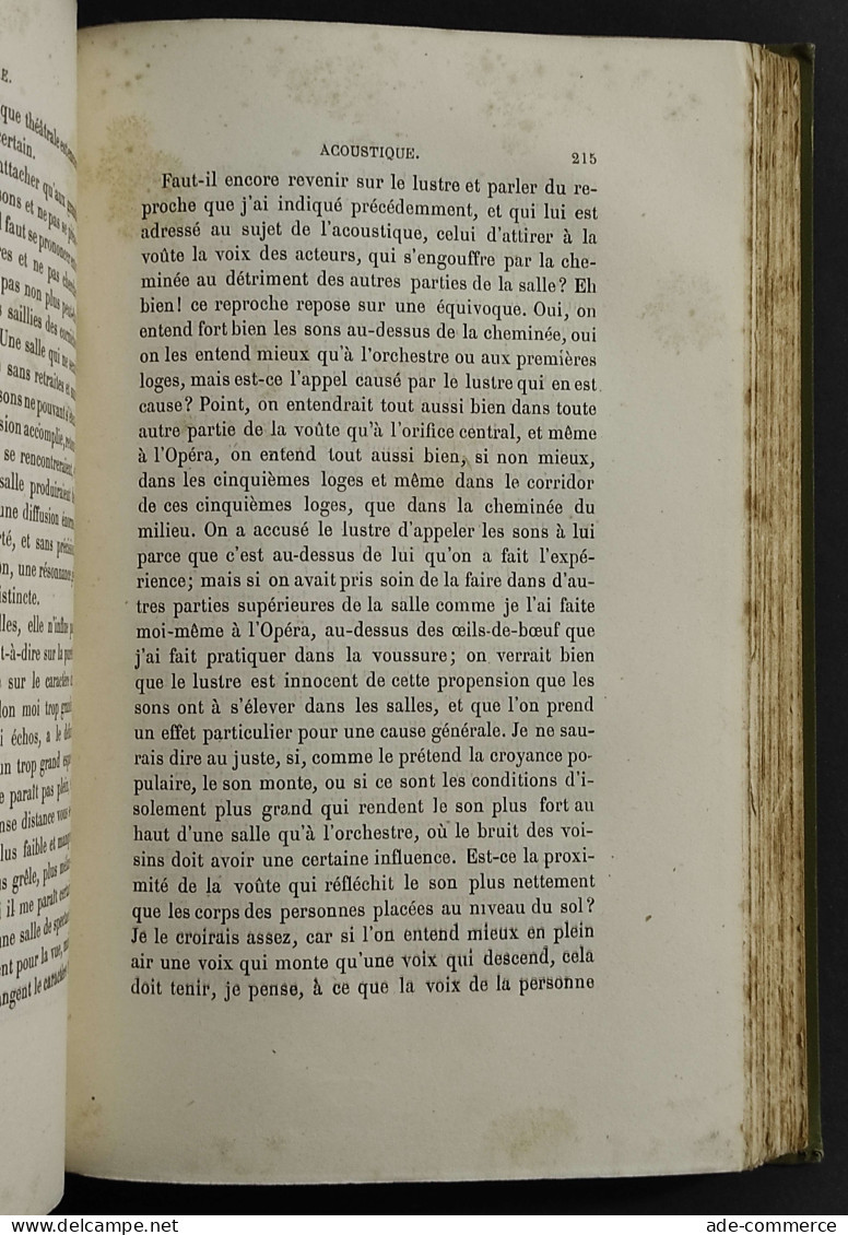 Le Theatre - C. Garnier - Ed. Hachette - 1871 - Libri Antichi