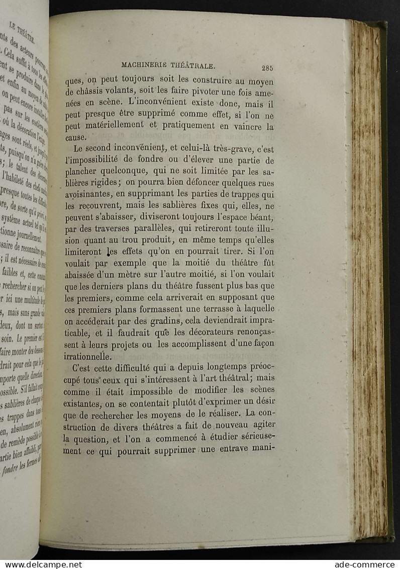 Le Theatre - C. Garnier - Ed. Hachette - 1871 - Libri Antichi