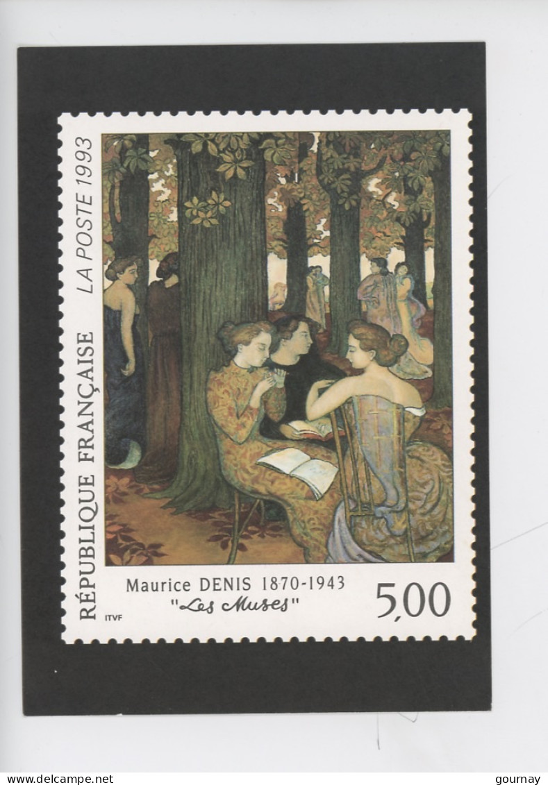 La Poste 1993 - Maurice Denis 1870-1943 "Les Muses" émission Timbres-poste 2è Semestre 1993 - Poste & Facteurs