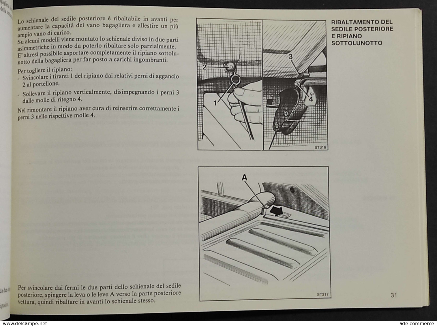 Alfa Romeo Libretto Uso E Manutenzione - Alfa 33 - 1985 - Motori