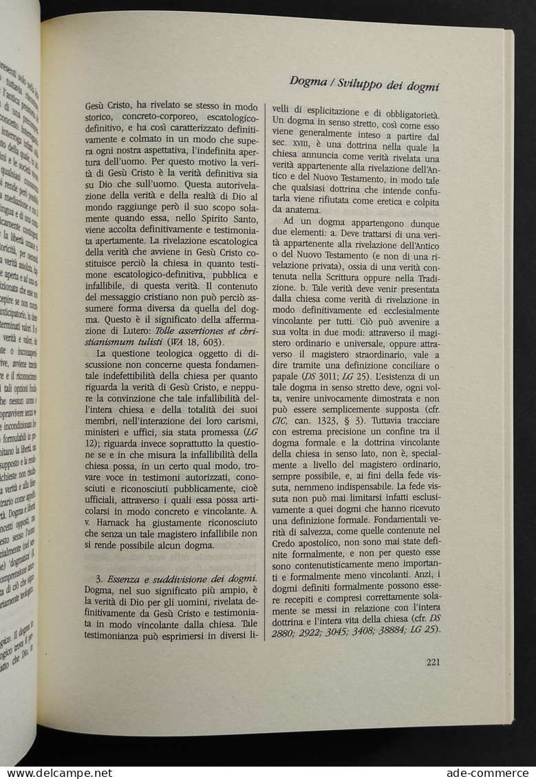 Enciclopedia Teologica - P. Eicher - Ed. Queriniana - 1989 - Godsdienst