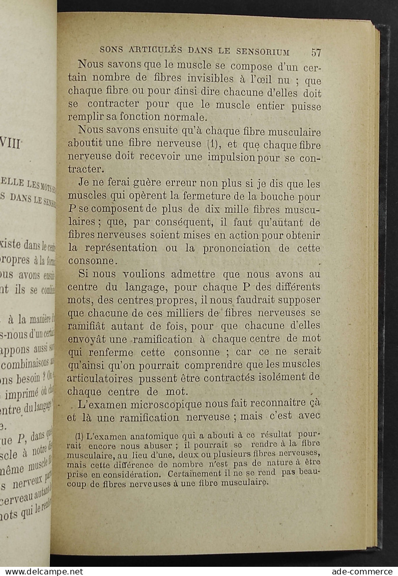 Du Langage Et De La Musique - S. Stricker - Ed. Felix Alcan - 1885 - Libri Antichi