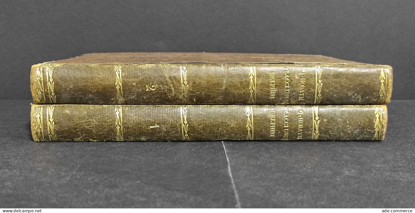 Q. Horatii Flacci Opera in usum Serenissimi Delphini - L. Desprez - 1822 - 2 Vol.