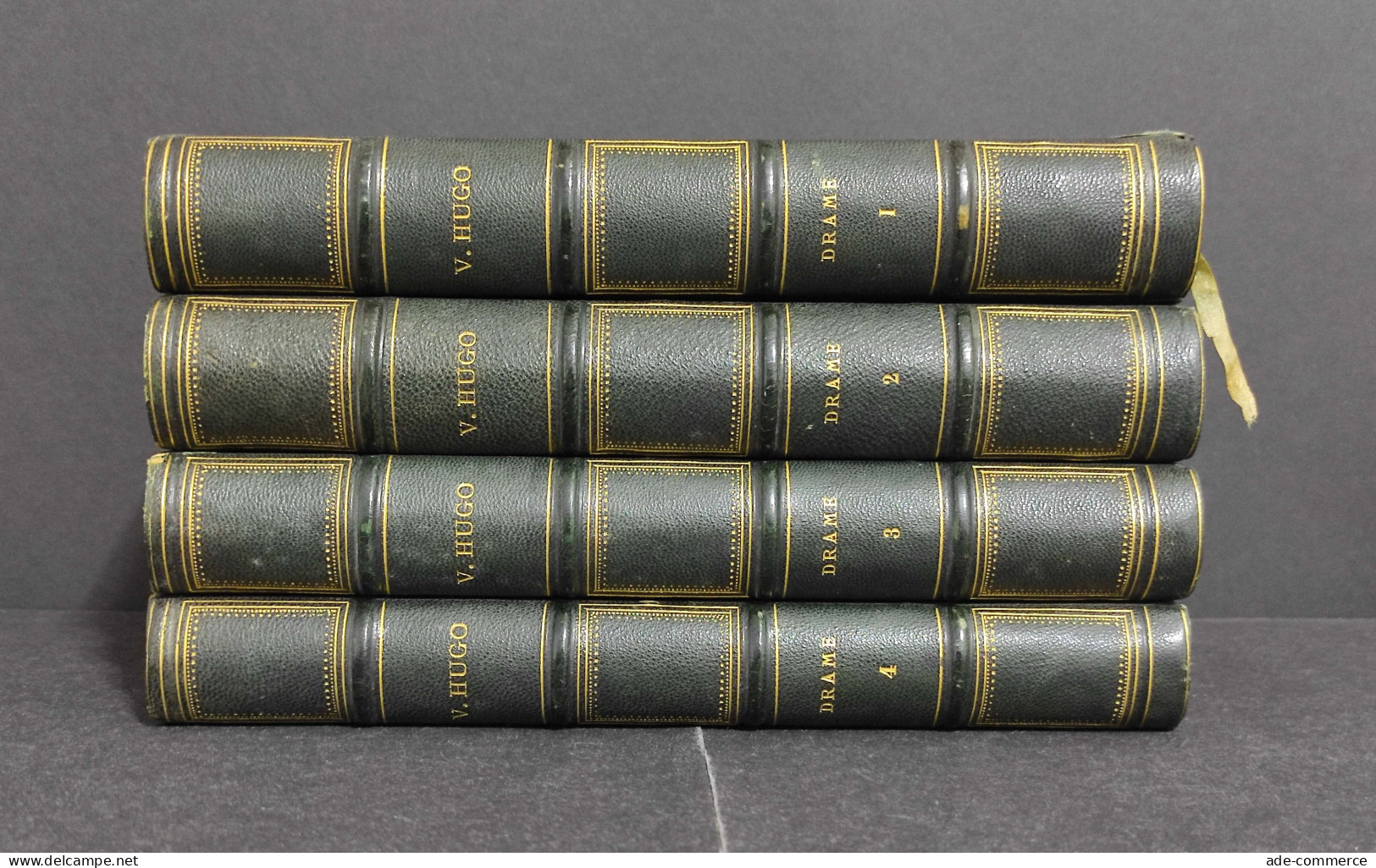 Oeuvres Completes de Victor Hugo - Drame - Ed. Houssiaux - 1864 - 4 Vol.