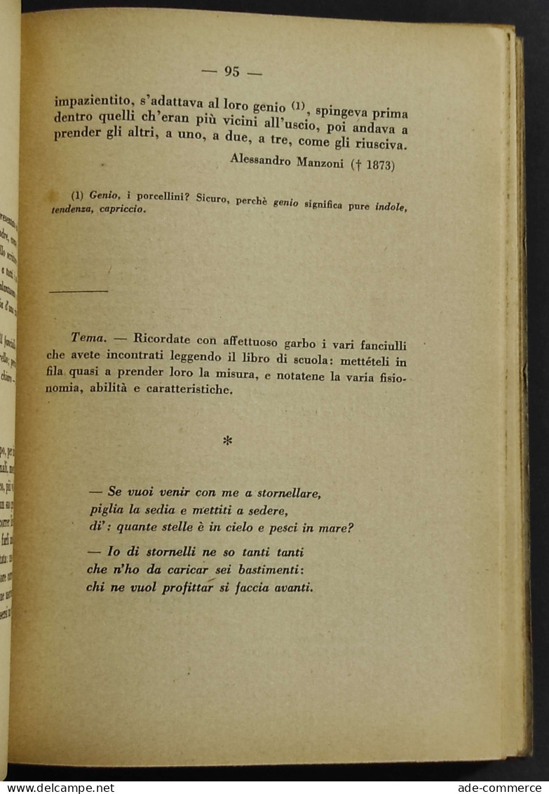 La Vite E I Tralci - Antologia Scuole Medie - C. Angelini - Ed. Alba - 1938 - Enfants