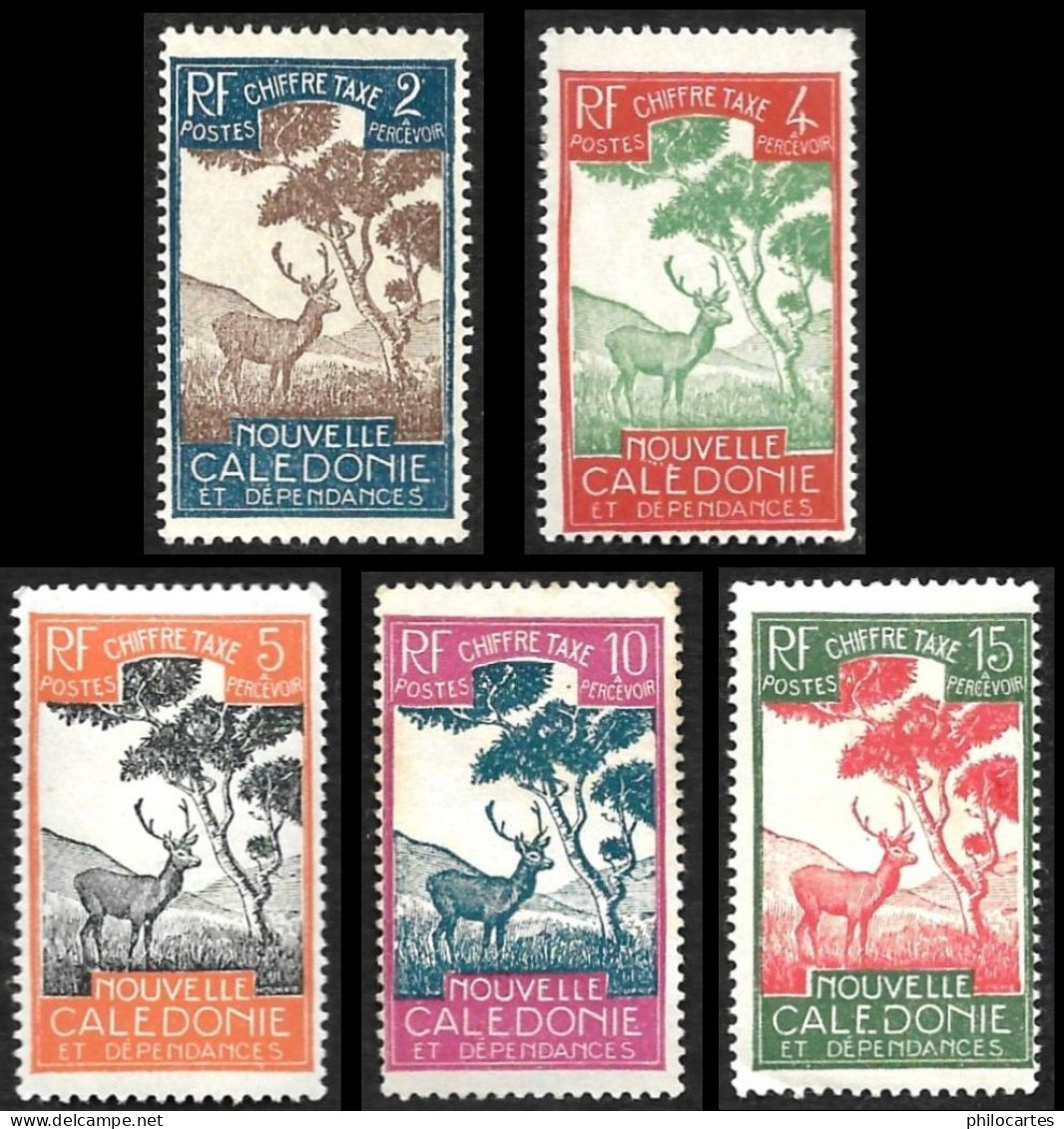 Nouvelle Calédonie  1928 -   Taxe  26 à 30 - NEUFS* - Timbres-taxe