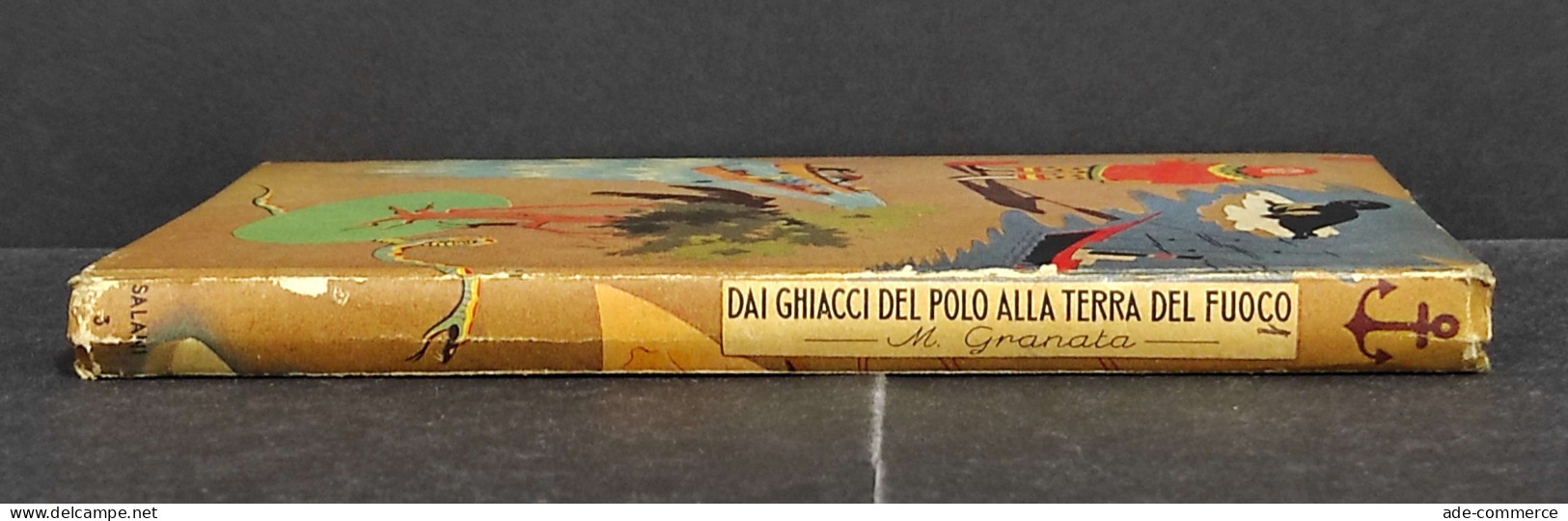 Dai Ghiacci Del Polo Alla Terra Del Fuoco - M. Granata - Ed. Salani - 1942 - Niños