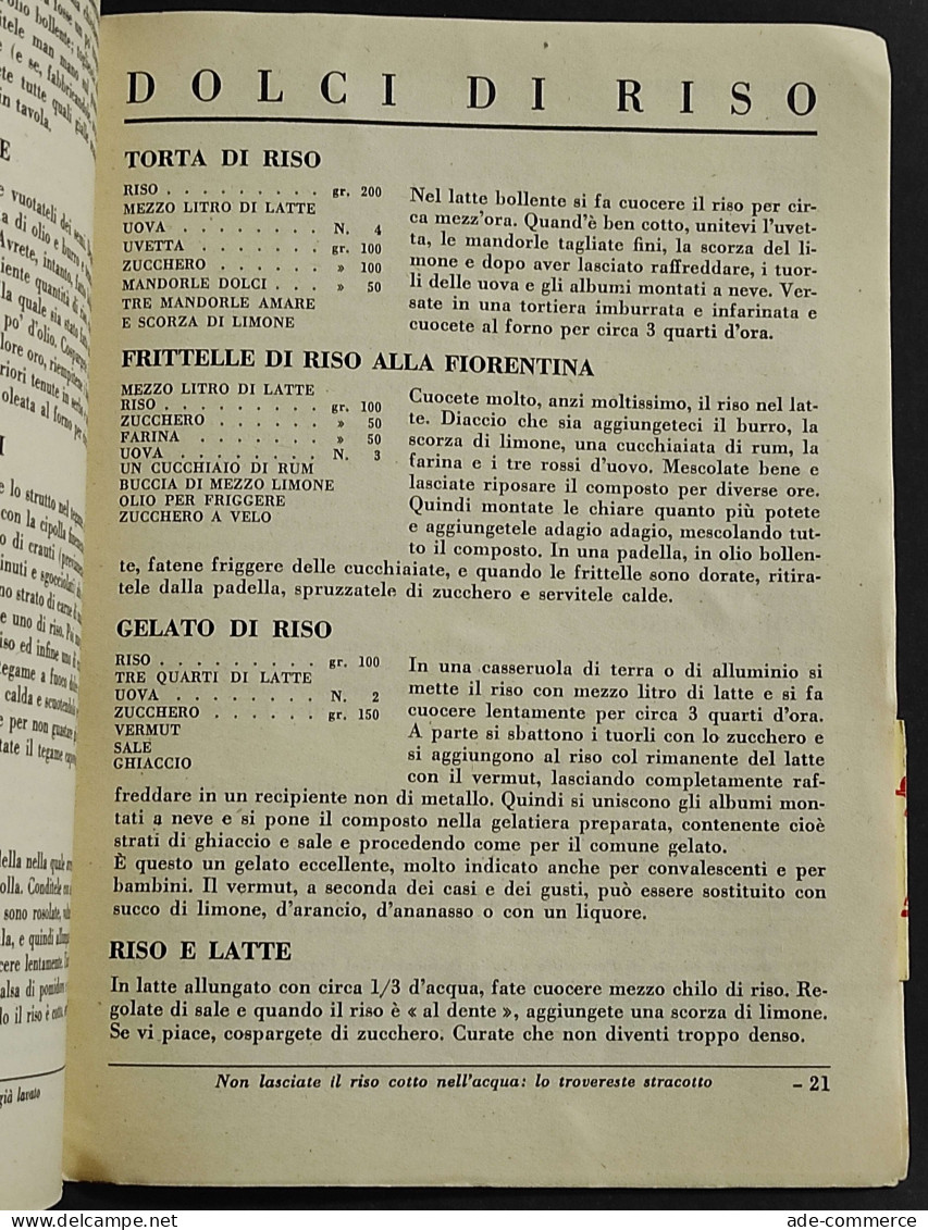 Mangiate Riso - Il Riso è  Salute - Nuovo Ricettario - House & Kitchen