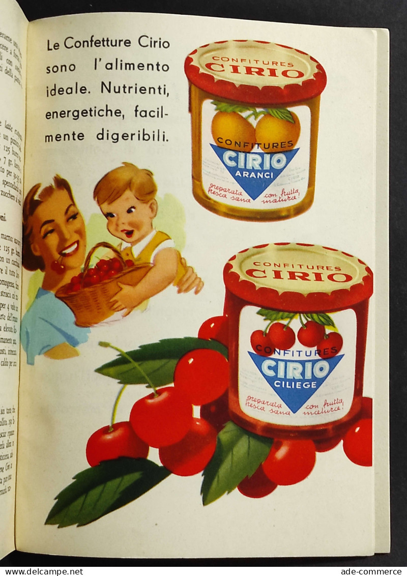 Confetture Cirio - Raccolta Di Ricette - Per Tutte Le Età - 1954 - House & Kitchen