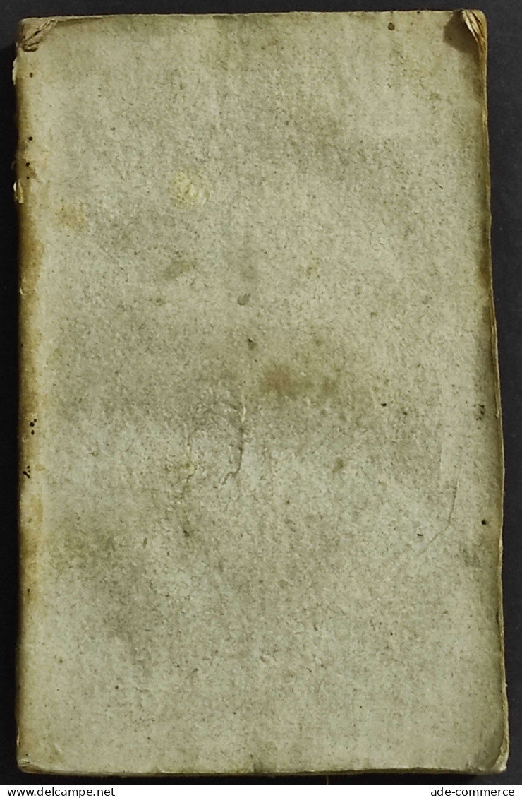 Satire Del Conte Gozzi E Dell'Avvocato Mattei - Tip. Patria - 1781 - Libri Antichi