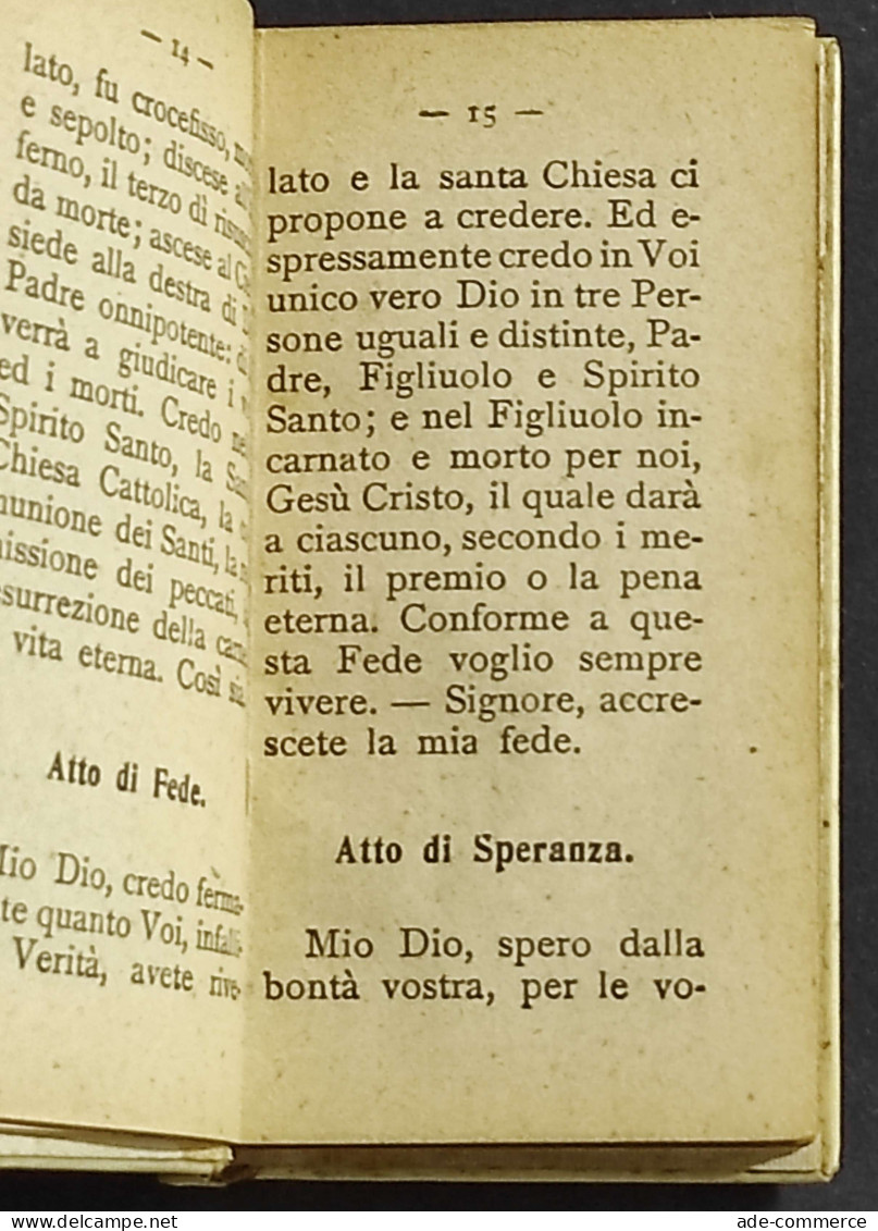 Guida Al Cielo - Sac. G. M. - Ed. Bertelli - 1902 - Preghiere - Religión