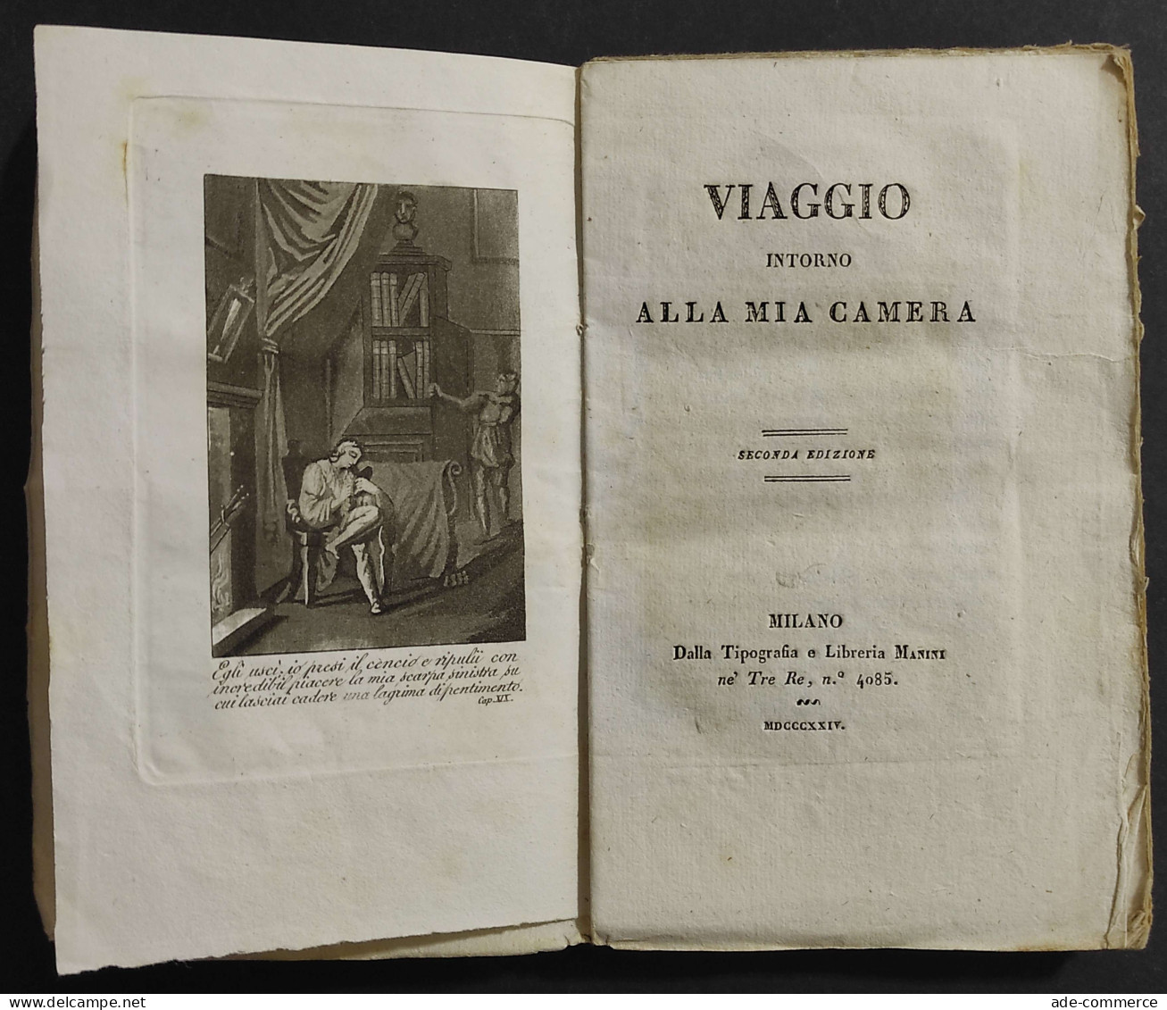 Viaggio Intorno Alla Mia Camera - Tip. Manini - 1824 - Libri Antichi