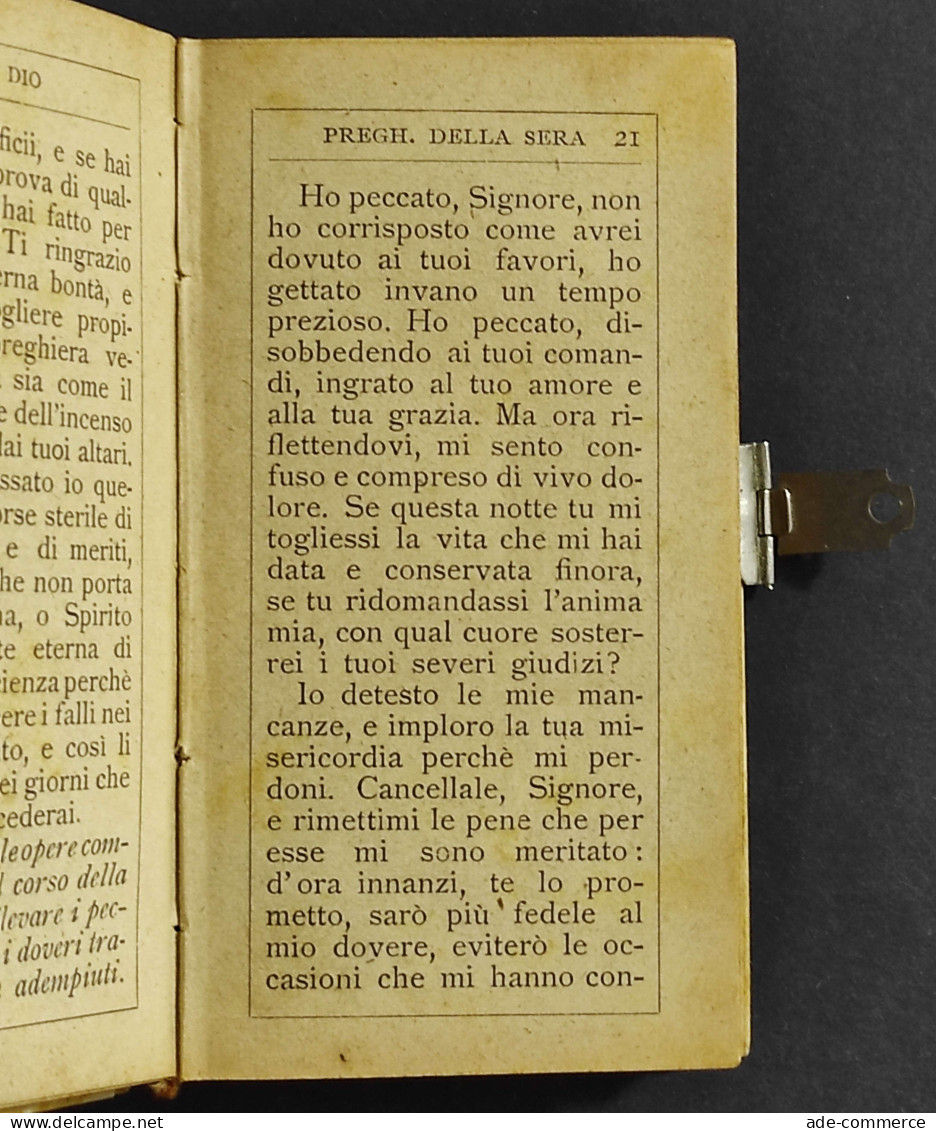 Ricordo Della I Comunione - Con Dio - G. Borsieri - Ed. E. Tenconi - 1908 - Religion