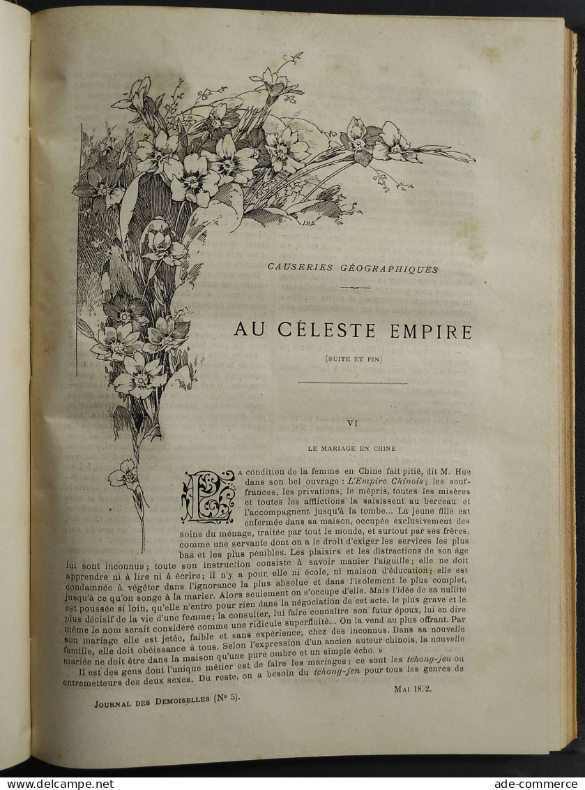 Journal Des Demoiselles - Soixantieme Annee - 1892 - Libri Antichi