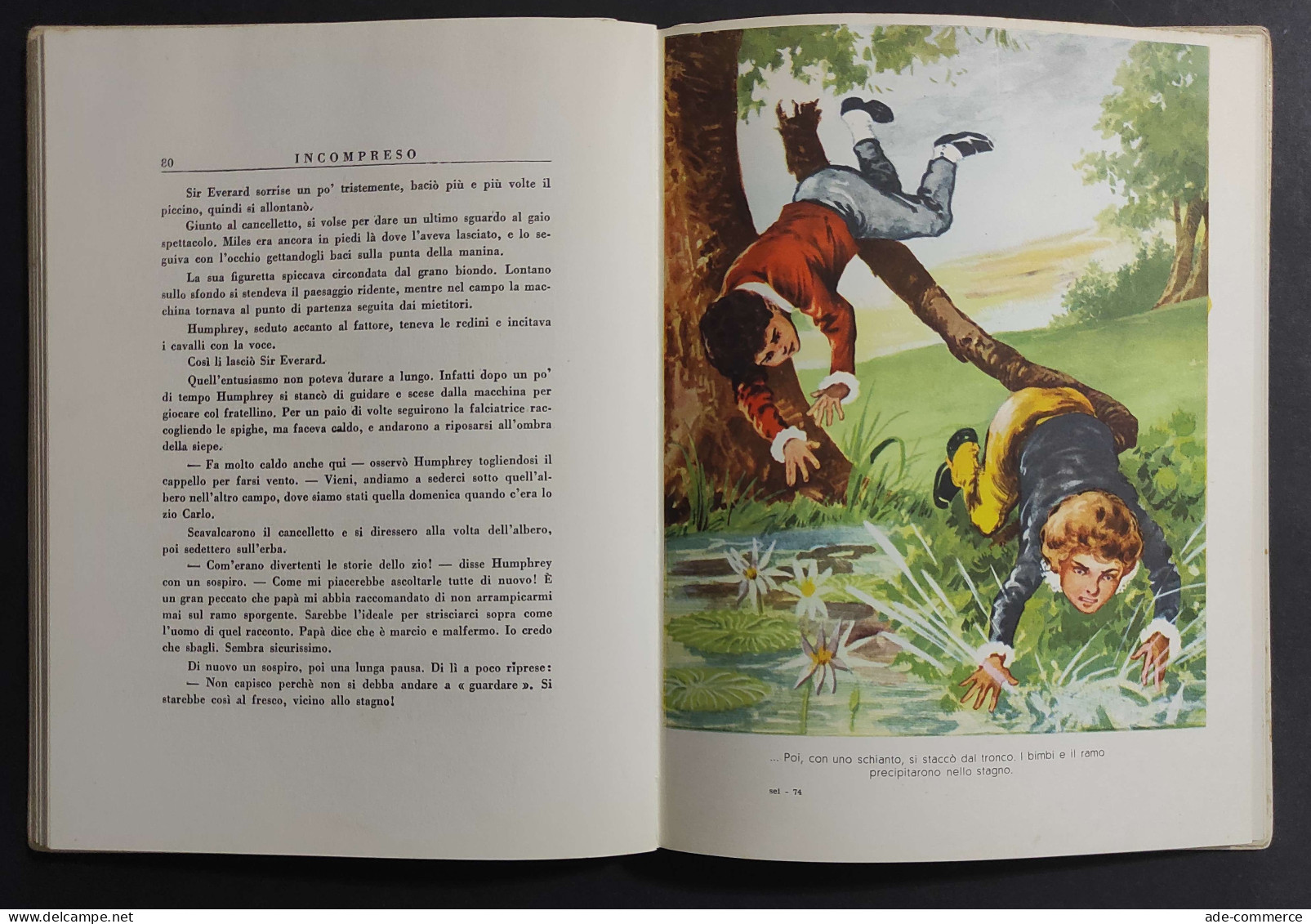 L'Incompreso - F. Montgomery - Ed. Boschi - 1965 - Niños