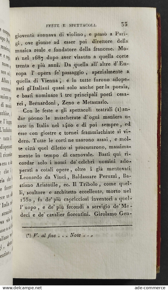 Del Risorgimento d'Italia dopo il Mille - S. Bettinelli - Ed. Cavalletti - 1819/20 - 4 Vol.