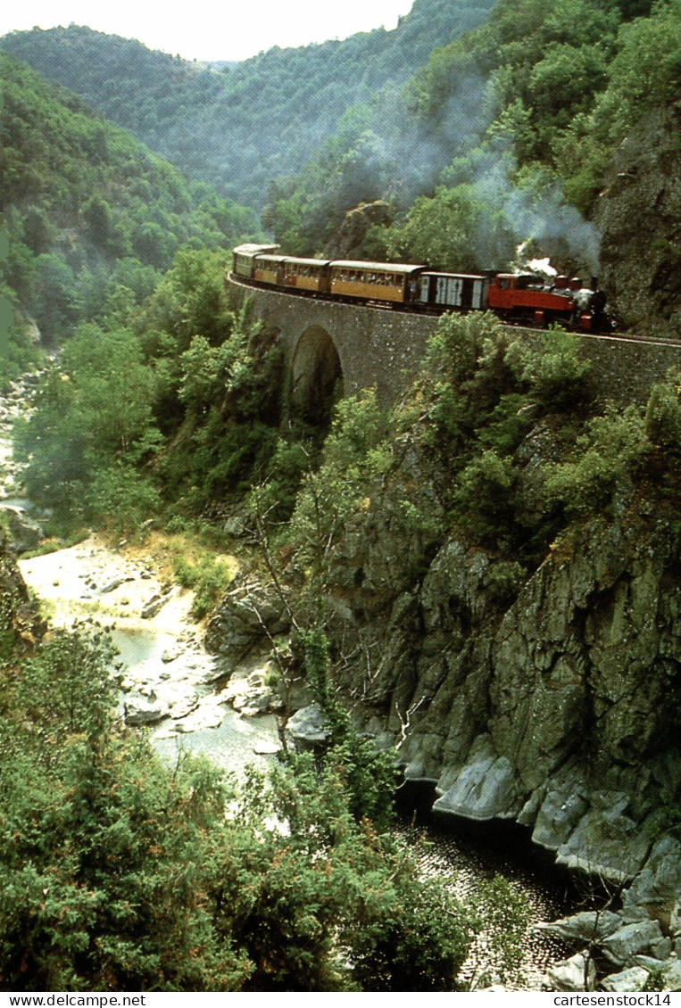 N°38999 Z -cpsm Ligne Tournon Lamastre -passage Des étroits- - Ouvrages D'Art