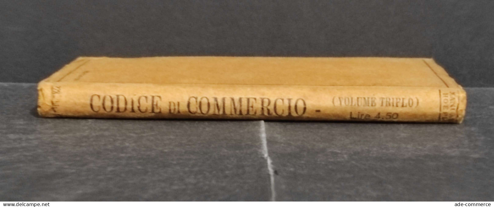 Codice Di Commercio - L. Franchi - Ed. Manuali Hoepli - 1920 - Manuels Pour Collectionneurs