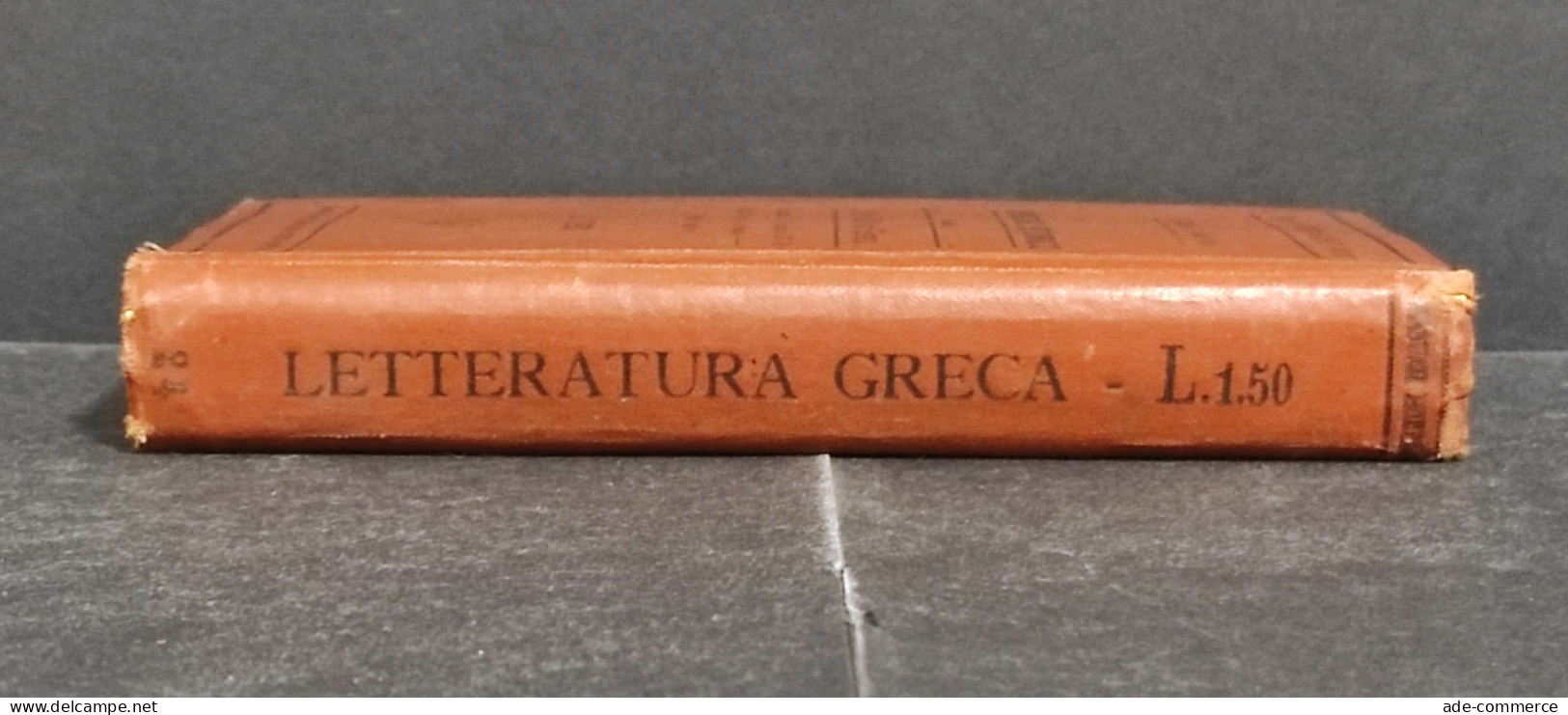 Letteratura Greca - V. Inama - Ed. Hoepli - 1914 - Manuales Para Coleccionistas