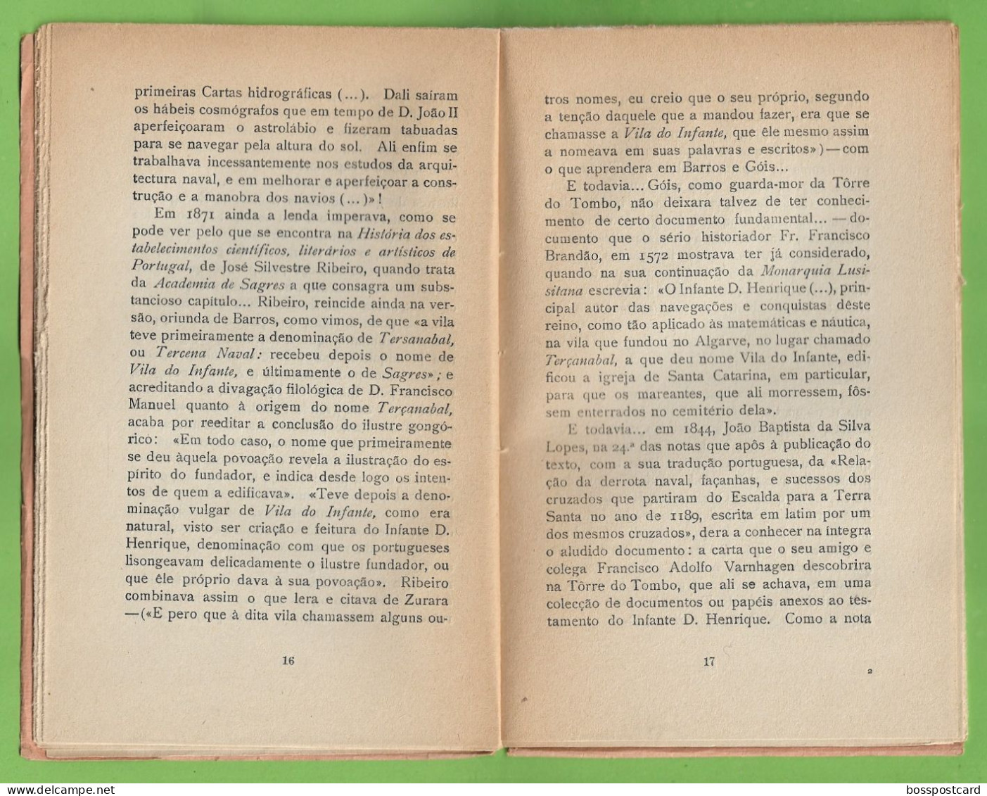 Sagres - Terçanabal E A "Escola De Sagres". Faro. Portugal - Livres Anciens