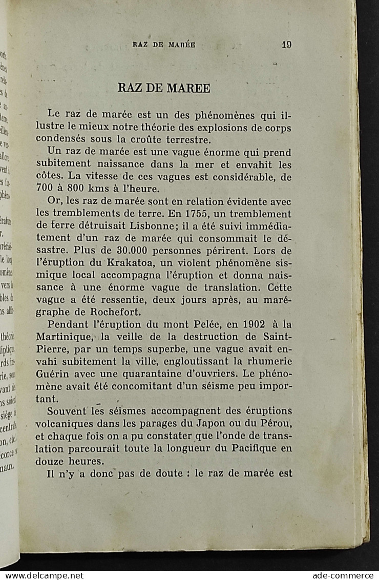 La Terre Est Un Astre Pulsatile - H. Havre - 1931 - Matemáticas Y Física