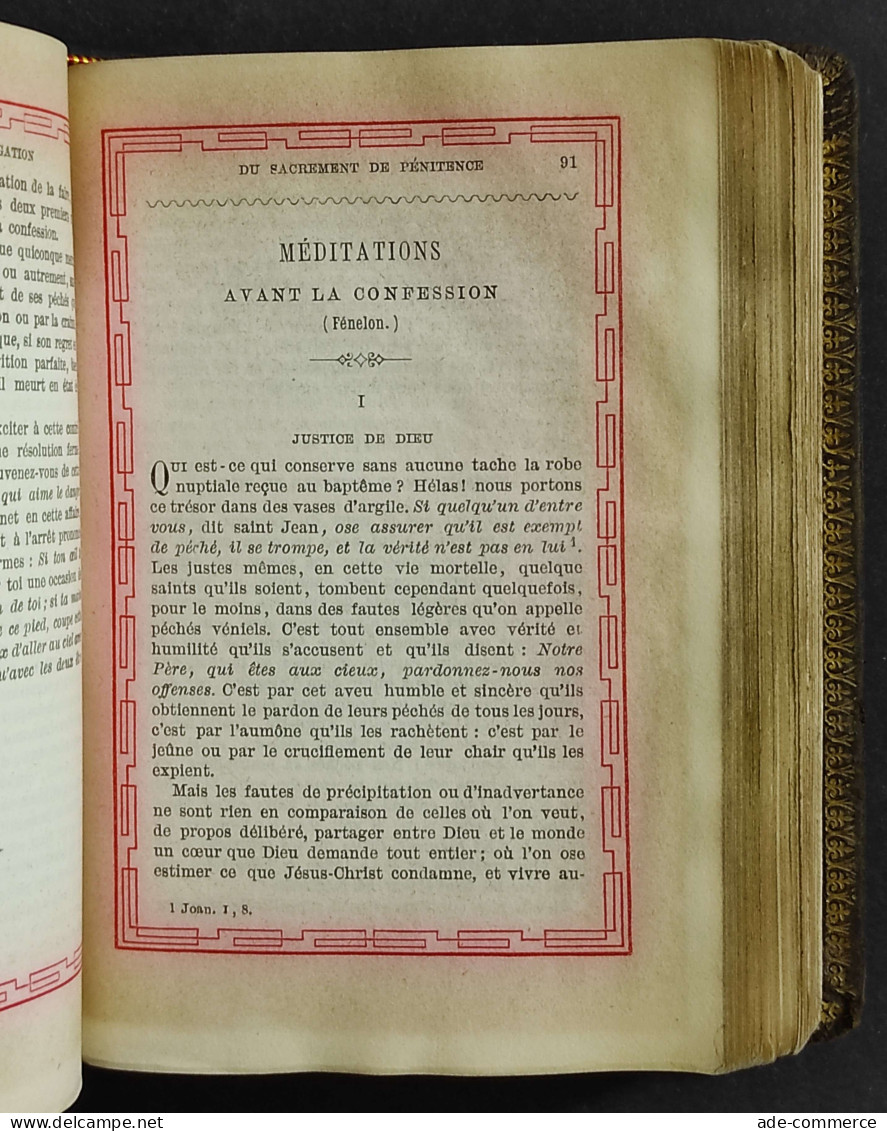 Recueil De Prières Meditations Lectures - C.sse De Flavigny - Ed. Mame - 1895 - Livres Anciens