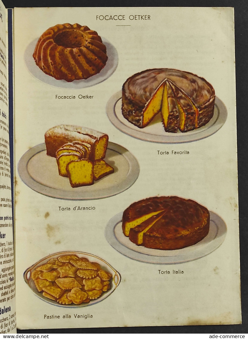 Ricette Oetker - 1934 - Depliant - Casa E Cucina