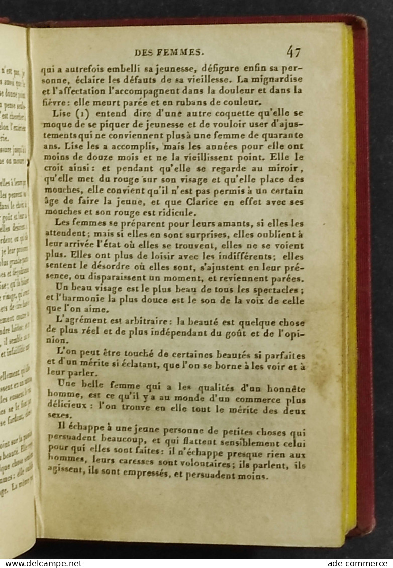 Les Caracteres de La Bruyere/Theopraste - Ed. Dufur - 1827 - 3 Vol.