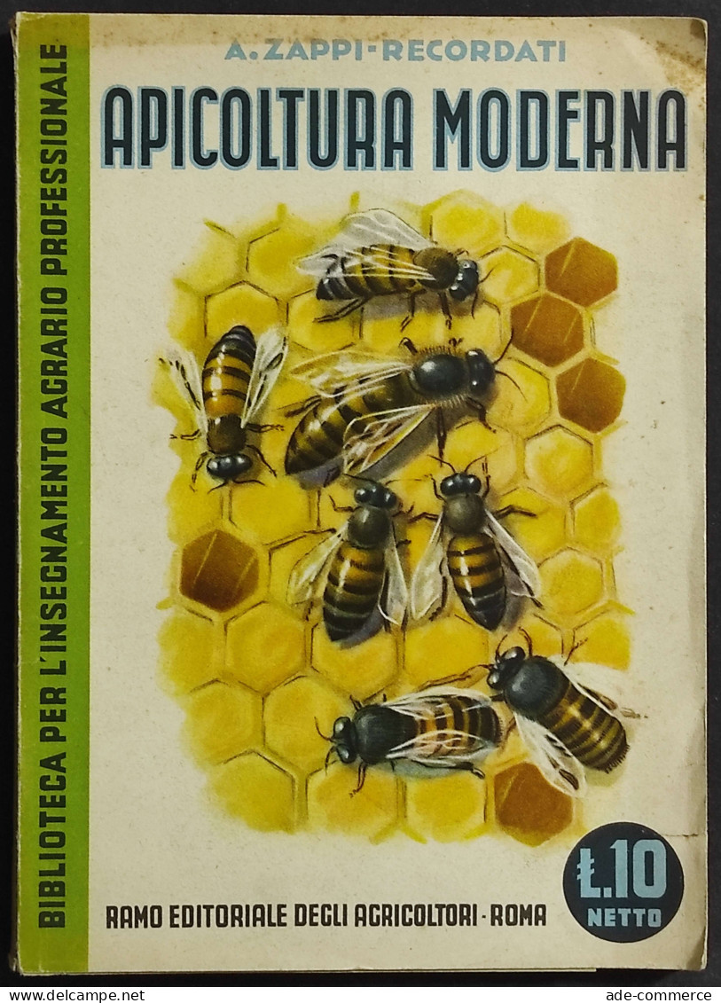 Apicoltura Moderna - A. Zoppi-Recordati - Ed. REDA - 1942 - Tiere