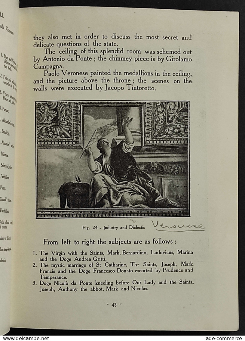 The Ducal Palace Of Venice - Guide Historical Artistic - 1923 - Toerisme, Reizen