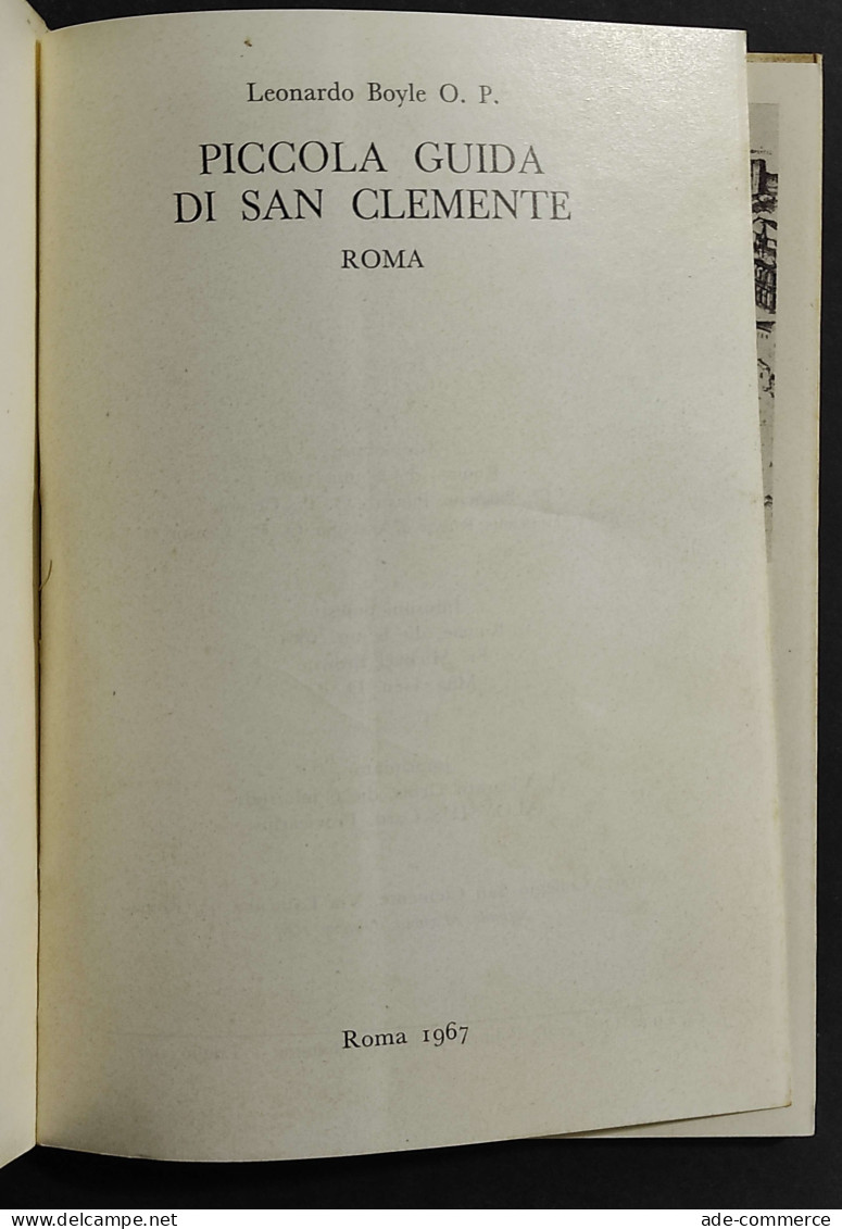 Piccola Guida Di San Clemente - Roma - 1967 - Toerisme, Reizen