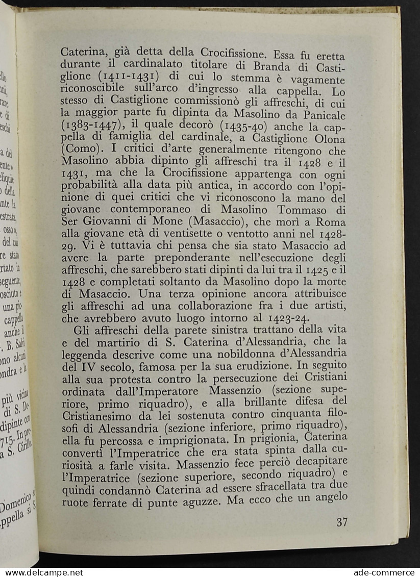 Piccola Guida Di San Clemente - Roma - 1967 - Turismo, Viaggi