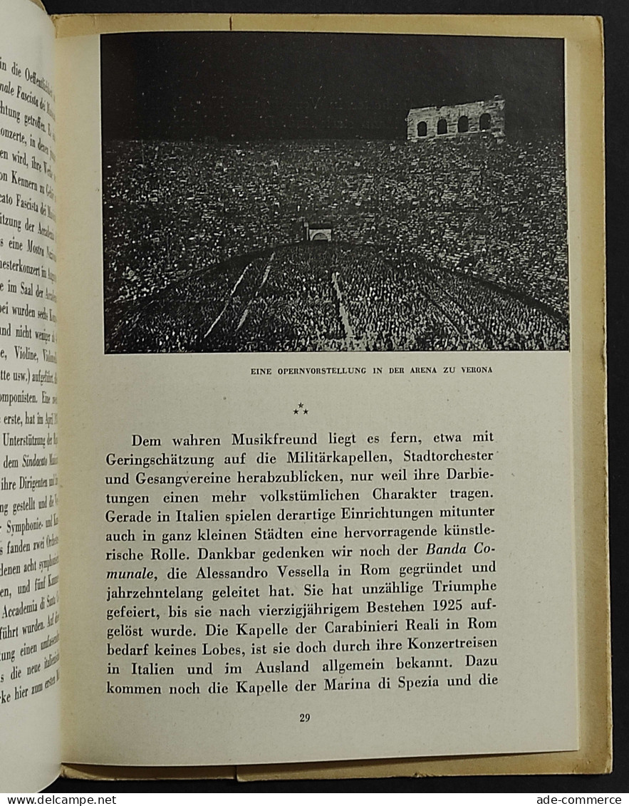 Musikleben In Italien - ENIT Ferrovie Stato - 1934 - Cinema & Music