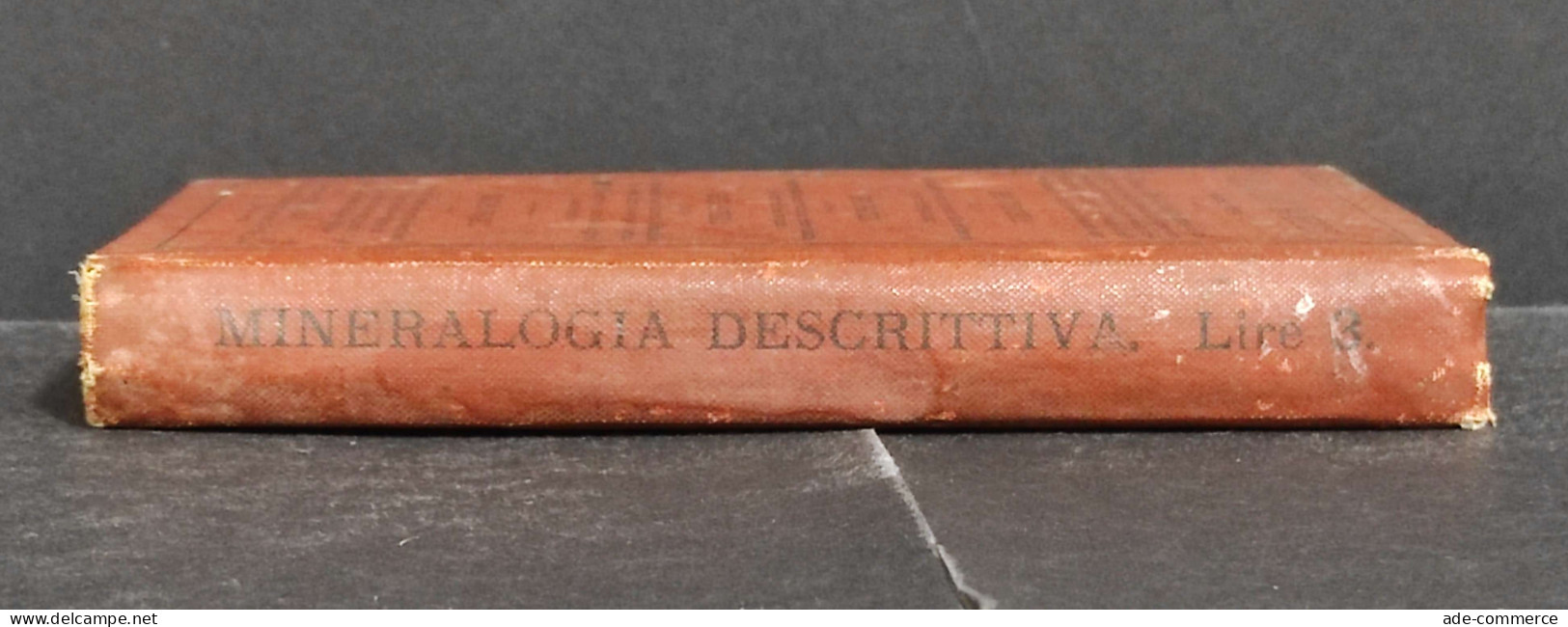 Mineralogia Descrittiva - L. Bombicci - Ed. Hoepli - 1885 - Libri Antichi