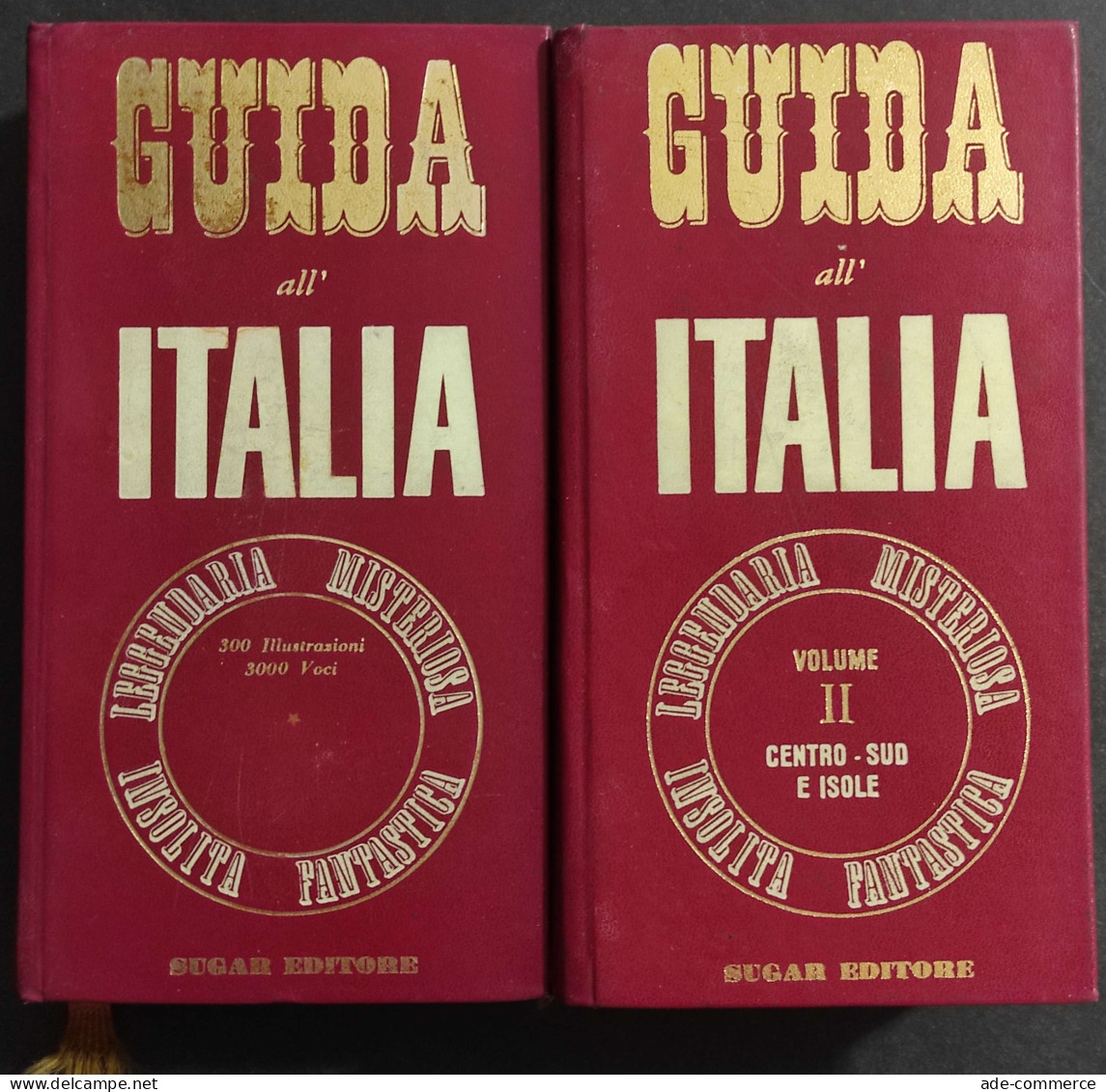 Guida All'Italia - Ed. Sugar - 1966/67 - 2 Volumi - Toursim & Travels