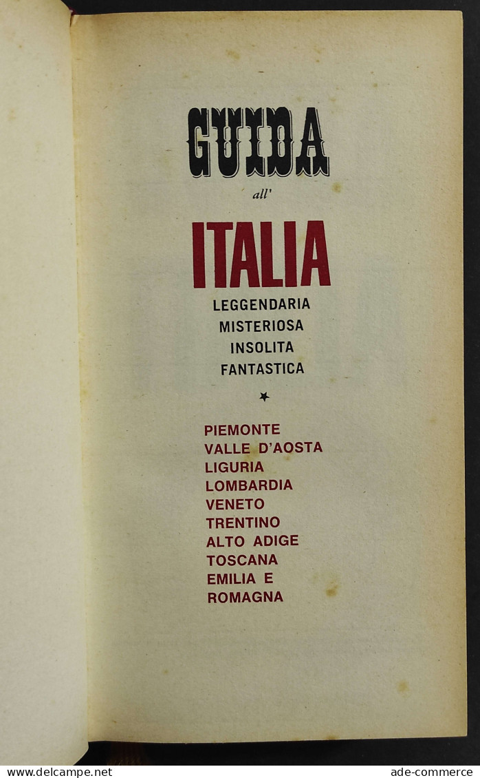 Guida All'Italia - Ed. Sugar - 1966/67 - 2 Volumi - Tourisme, Voyages