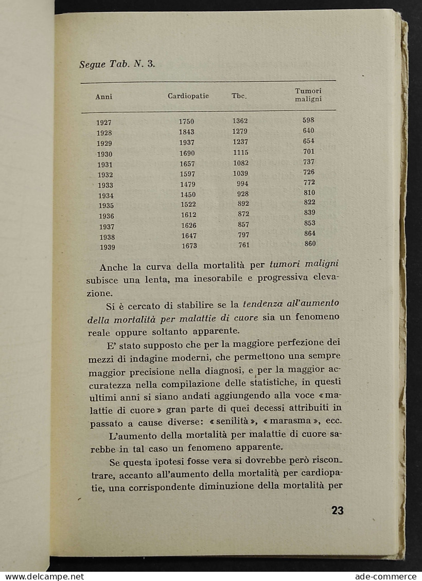 L'Importanza Sociale Delle Malattie Di Cuore - P. L. Guidotti - 1942 - Medicina, Psicología