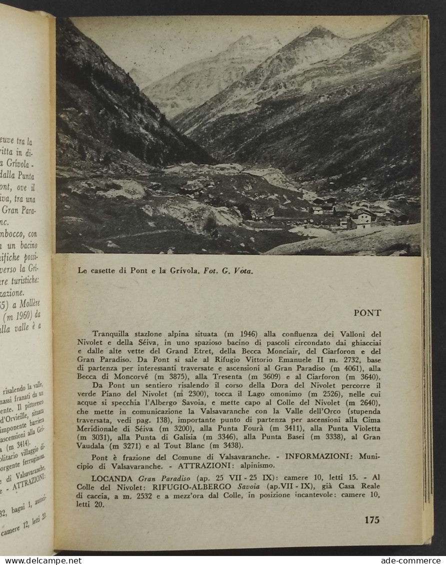 Villeggiature Montane Vol. I - Piemonte-Lombardia - Ed. TCI - 1952 - Turismo, Viaggi