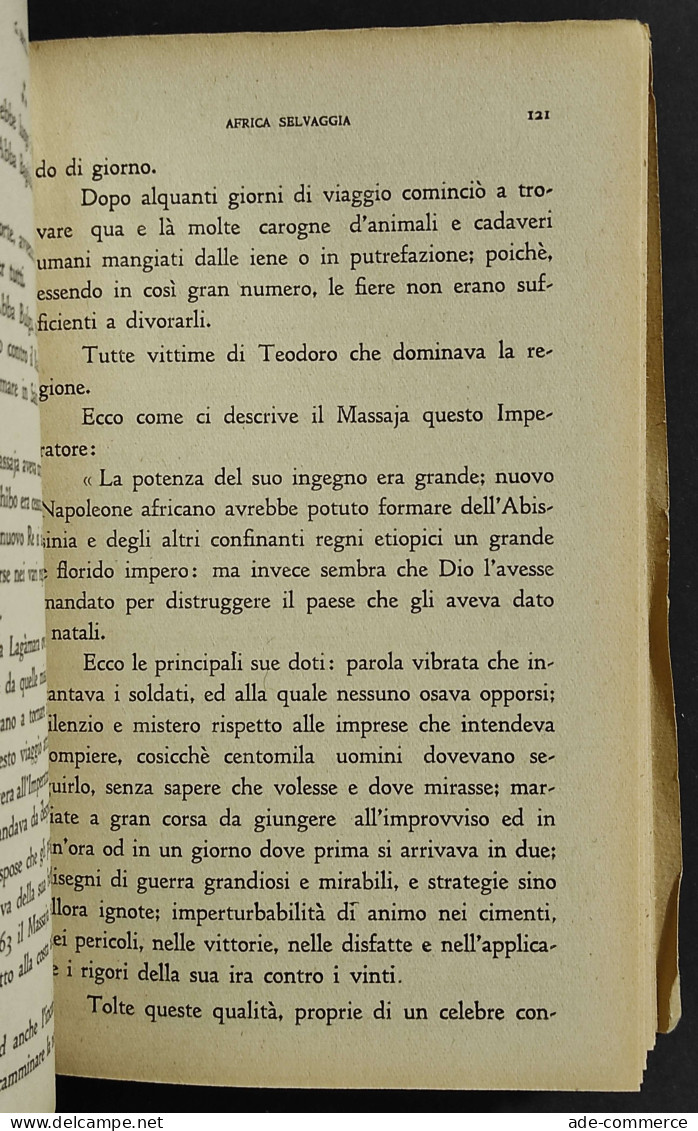 Nell'Africa Selvaggia - G. Bertelli - Ed. APE - 1937 - Turismo, Viajes