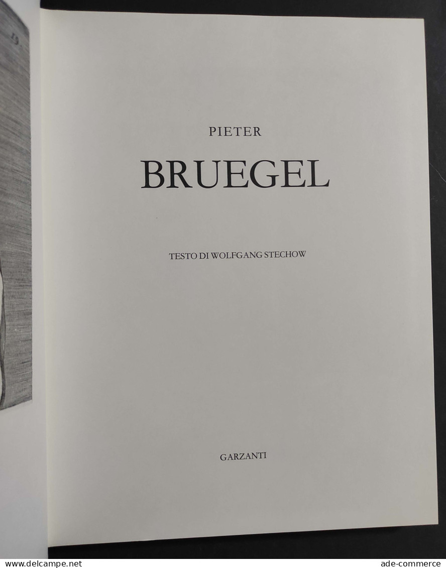 I Grandi Poeti - Pieter Bruegel - W. Stechow - Ed. Garzanti - 1992 - Arte, Antigüedades