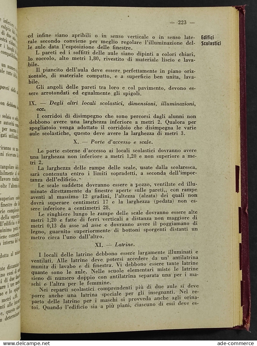 Leggi E Regolamenti Per L'Edilizia - E. Protti - Ed. Tecniche-Utilitarie - 1935 - Gesellschaft Und Politik