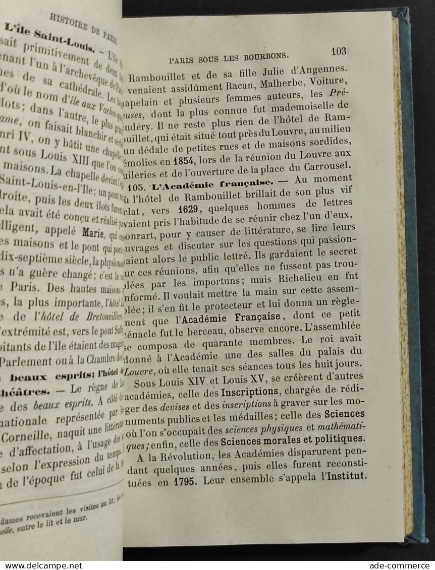 Petite Histoire De Paris - F. Bournon - Ed. Armand Colin - 1888 - Libri Antichi