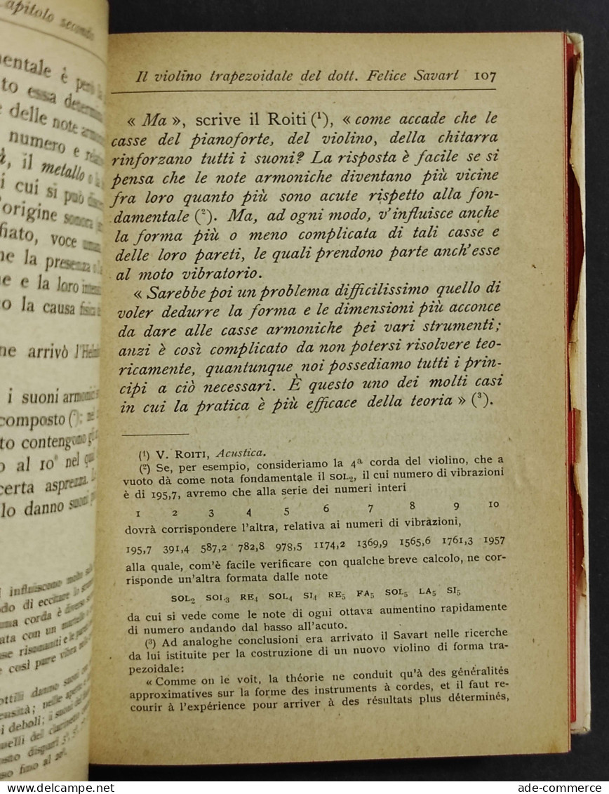 Il Liutaio - D. Angeloni - Ed. Hoepli - 1923 - Collectors Manuals