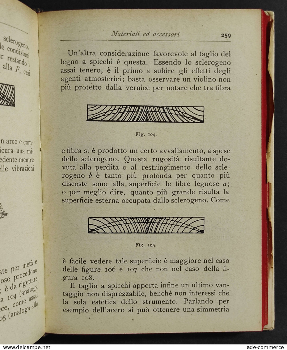 Il Liutaio - D. Angeloni - Ed. Hoepli - 1923 - Manuales Para Coleccionistas