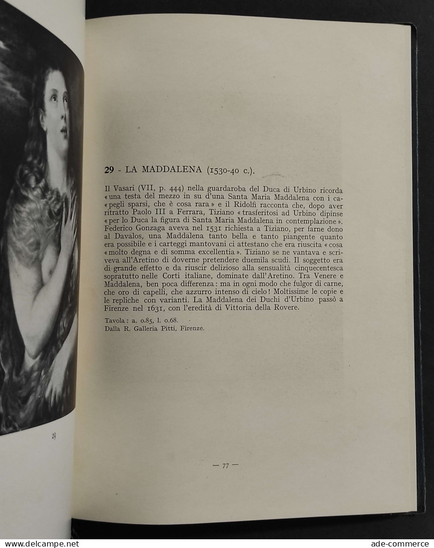 Mostra Di Tiziano - Catalogo Delle Opere - 1935 - Arte, Antigüedades