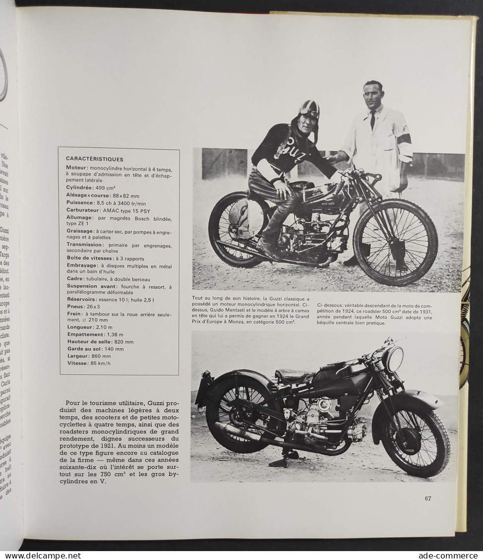 Les Vraies Motos 1896-1950 - C. Rey - H. Louis - Ed. Lausanne-Vilo - 1976 - Engines