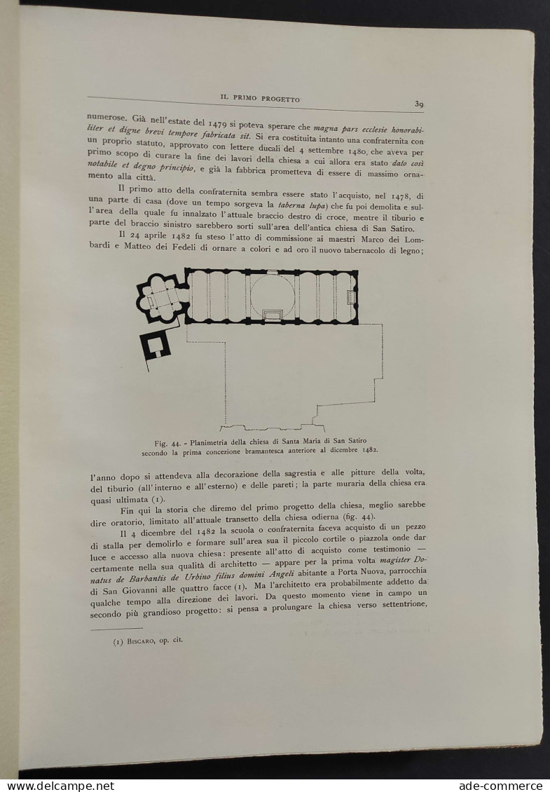 La Corte Di Lud. Il Moro II - Bramante E Leonardo Da Vinci - Ed. Hoepli - 1915 - Kunst, Antiquitäten