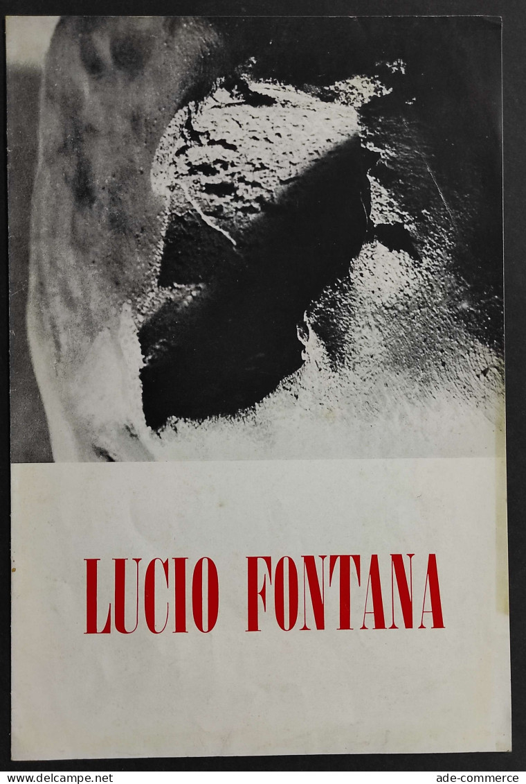 Lucio Fontana - Galleria Pagani - 1961 - Brochure - Arte, Antigüedades