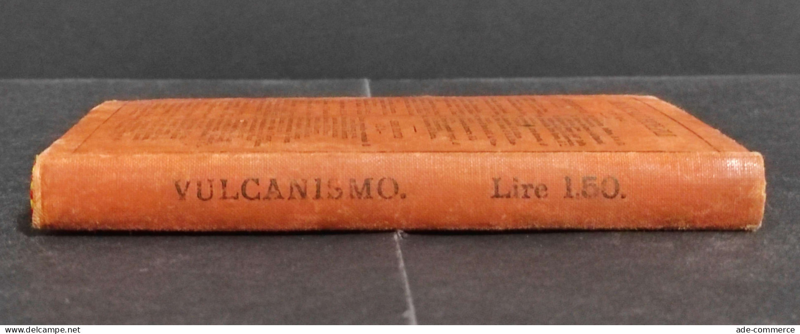 Vulcanismo - L. Gatta - Ed. Hoepli - 1885 - Manuales Para Coleccionistas